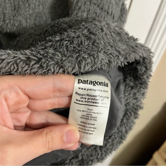 Patagonia Women’s Los Gatos Fleece Vest Salt Grey Small S2 - Picture 9 of 11